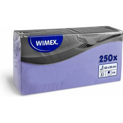 Wimex ubrousky 2V světle fialové 250ks 33x33cm