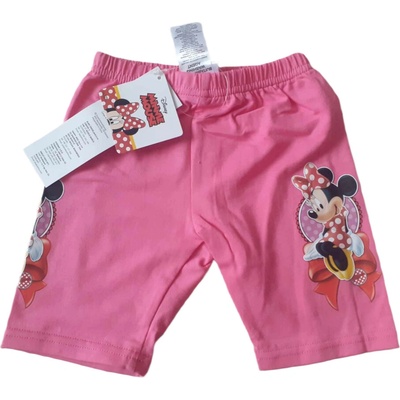Pohodlné dívčí kraťasy z legínového materiálu s motivem Minnie Mouse Světle růžová