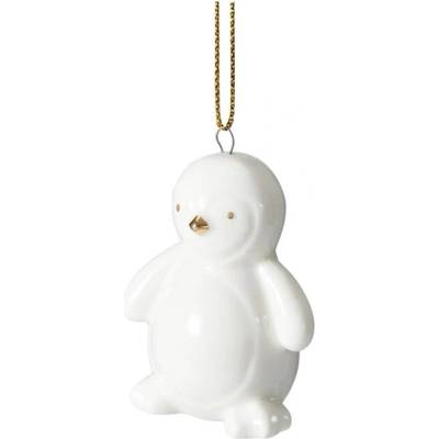 NENURODYTA_V Vánoční hračka na stromeček ASL000020, bílá, porcelán