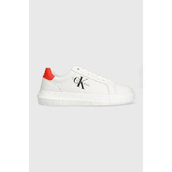 Calvin Klein Jeans Кожени маратонки Calvin Klein Jeans YM0YM00681 CHUNKY CUPSOLE MONOLOGO в черно (YM0YM00681)