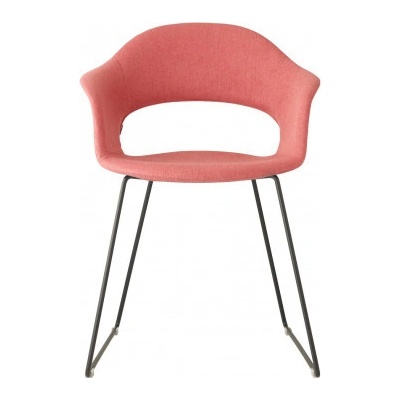 Scab Design Lady B Pop Sledge antracitová / látka T9 85 růžová 2699