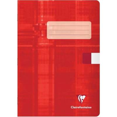Clairefontaine Školní sešit A4 420 čistý červená