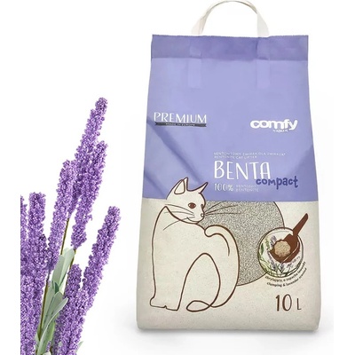 Comfy Bentonitová podstielka levanduľová 10 l
