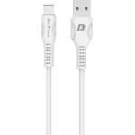 DeTech Кабел за данни DeTech DE-C27C, Type-C, 1.0m, Бял - 40111