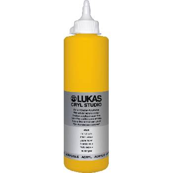 LUKAS Cryl Studio Plastic Bottle АКРИЛНА боя Indian Yellow 500 ml 1 бр (746240500)