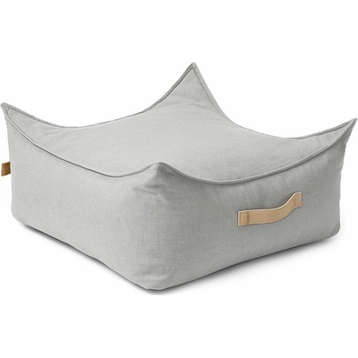 Outzy sedací vak korunka feather-fog-gray