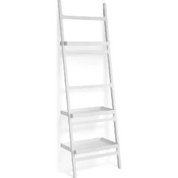 DECOR WALTHER Поставка за кърпи стълба Stone с рафтове бяло-матова (0932050)