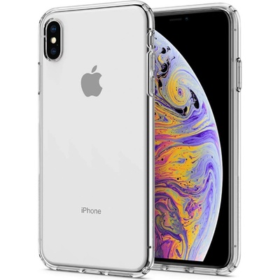 Spigen Liquid Crystal Case - тънък силикнов (TPU) калъф за iPhone XS Max (прозрачен)