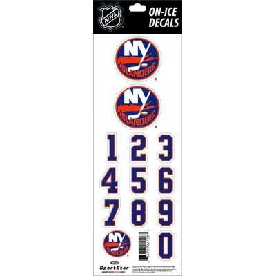 Sportstape ALL IN ONE HELMET DECALS - NEW YORK ISLANDERS