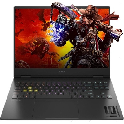 HP Гейминг лаптоп HP - Omen 16-u1012nn, 16", WQXGA, IPS, i7, 240Hz, RTX4060, 32GB RAM (9Z8L5EA_32GB)