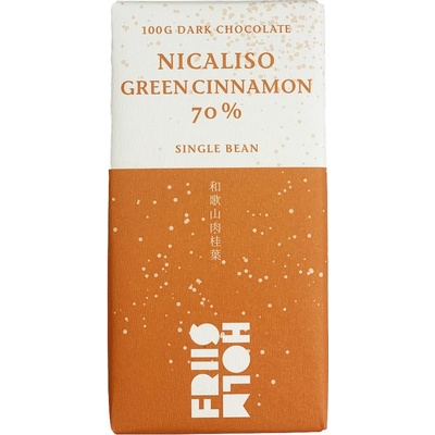 FRIIS-HOLM NICALISO GREEN CINNAMON 70% hořká Nicaragua 100 g