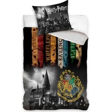 Carbotex bavlna obliečky Harry Potter motív Noc v Rokforte 70x90 140x200