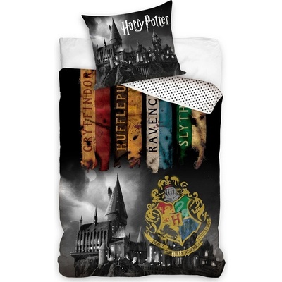 Carbotex bavlna obliečky Harry Potter motív Noc v Rokforte 70x90 140x200