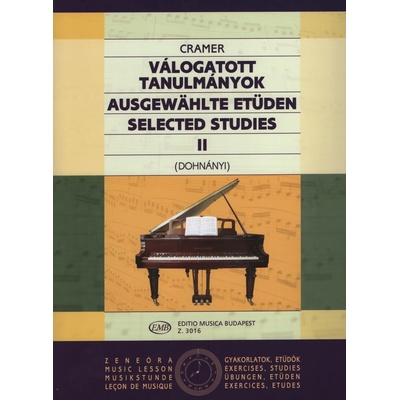 Selected Studies 2 by Johann Baptist Cramer vybrané klavírní etudy