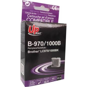 Compatible Мастилница uprint lc970, lc1000, brother, Черен (lf-ink-brot-lc1000bl-up)