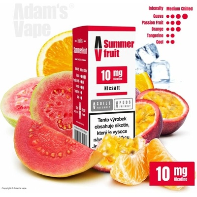 Adams Vape Salt Summer Fruit 10 ml 10 mg