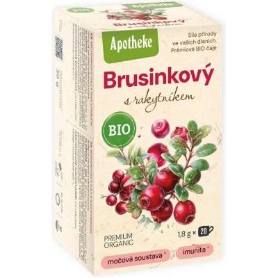 Apotheke BRUSINKOVÝ ČAJ BIO PORCOVANÝ 36 g