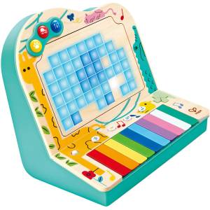 HaPe International Детска интерактивна играчка Hape International - Dynamic Pixel, пиано (H7345) - baby