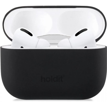 Image 1 of Holdit Калъф за слушалки Holdit - Silicone, AirPods Pro 1/2, черен (7330985144660)