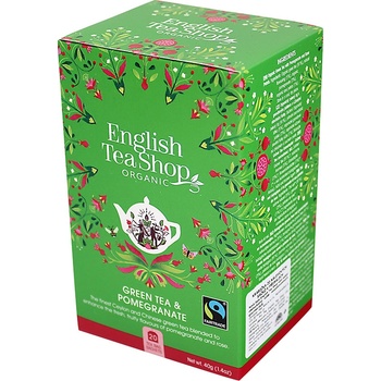 English Tea Shop Zelený čaj s granátovým jablkem 20 sáčků