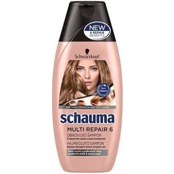 Schauma Multi Repair 6 šampón pre veľmi suché a poškodené vlasy 250 ml