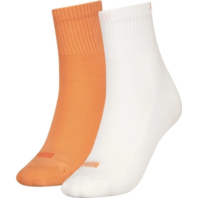 PUMA Women's Heart Crew Sock - Orange