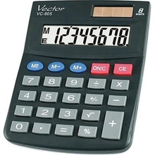 VEKTOR KAV VC-805 KANCELÁŘSKÁ KALKULAČKA ČERNÁ