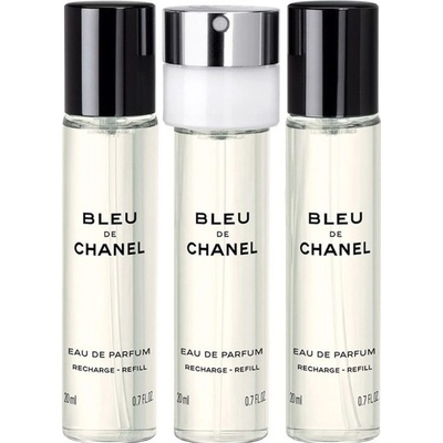 Chanel Bleu de Chanel parfumovaná voda pánska 3 x 20 ml náplň
