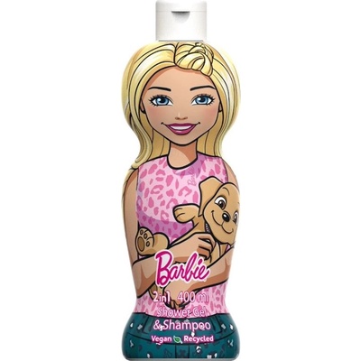 Air Val Душ гел и шампоан 2 в 1 Air Val - Barbie, 400 ml