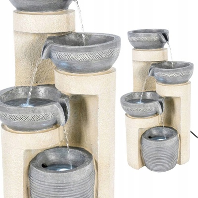 HOMESTYLING Fontána pokojová s LED osvětlením 49 cm – Sleviste.cz