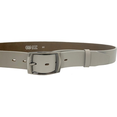 Penny Belts kožený opasek 4451 šedý