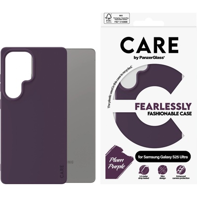 Panzer Гръб Care by PanzerGlass за Samsung Galaxy S25 Ultra, Fashionable Case, Plum Purple, Лилав