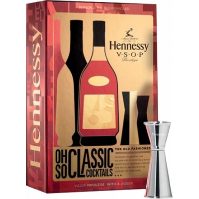 Hennessy VSOP 40% 0,7 l (dárčekové balenie nerezová odmerka jigger)