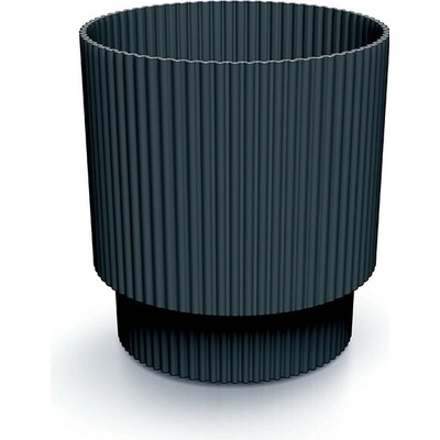 Prosperplast Kvetináč MILLA VII antracitový, 19,5 cm