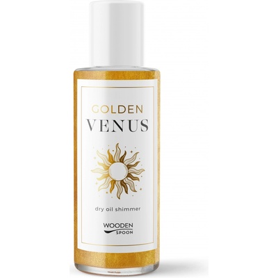 WoodenSpoon Golden Venus třpytivý suchý olej 100 ml