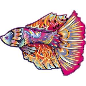 HARAHU Дървен пъзел - Guppy / M KP22004