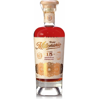 Millonario Reserva 15y 40% 0,7 l (dárkové balení 2 sklenice)