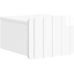 vidaXL Спален шкаф с монтаж на стена Бял гланц 33 x 34, 5 x 24 см (898263)