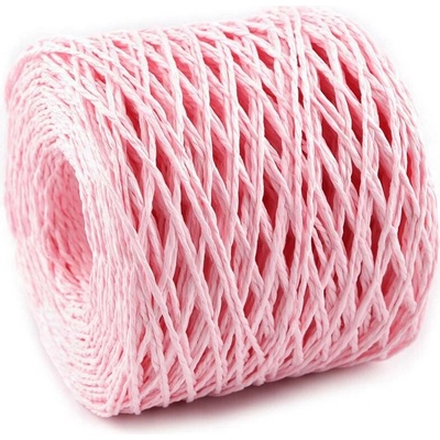 Lýko rafie k pletení tašek Ø1,5 mm - růžová sv.
