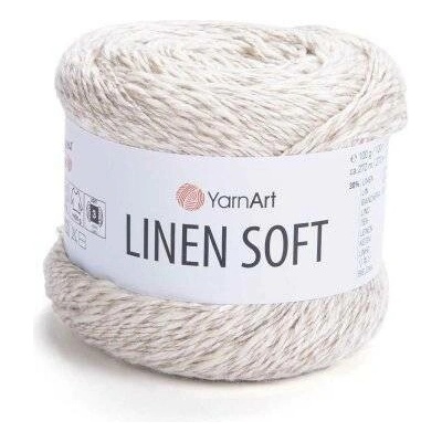 YarnArt Příze Linen soft 7303 světle béžová