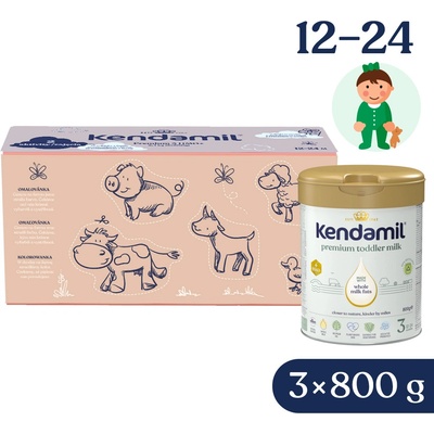 Kendamil 3 Premium HMO+ 3 x 800 g