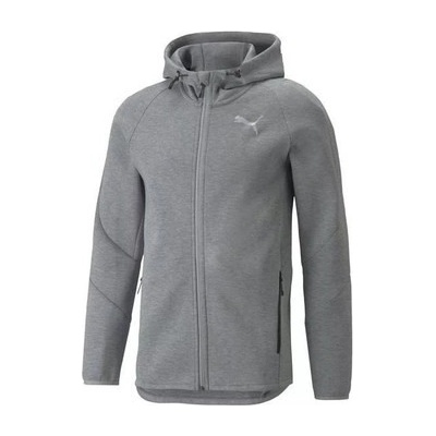 Puma Mikiny Evostripe Full Zip Hoodie Šedá