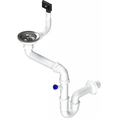 Sinks Sifon 3 ½" pro nerez. dřezy s úsporou místa SPNS3S