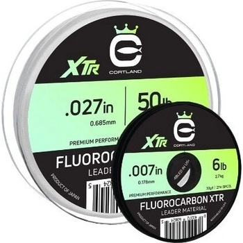 Cortland Fluorocarbon Návazcový XTR 30 yd - 8 lb