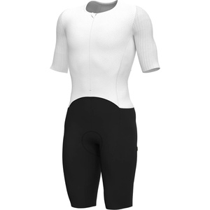 Alé Мъжки скин за колоездене Alé Triathlon Eagle Tri Body S/S Cycling skinsuit - White - размер XL (002-3841-0216)