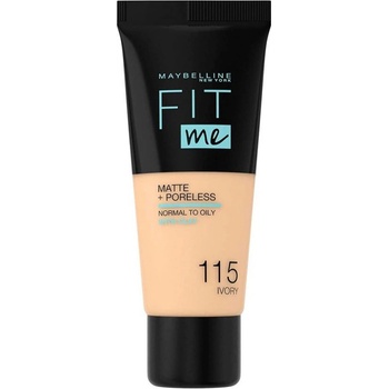 Maybelline Fit Me Matte + Poreless течен фон дьо тен 150 слонова кост 30 ml