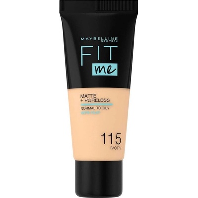 Maybelline Fit Me Matte + Poreless течен фон дьо тен 150 слонова кост 30 ml
