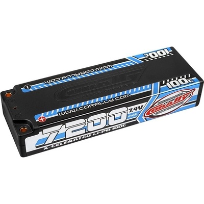 Corally X-CELERATED 100C LiPo Stick Hardcase-7200mAh-7.4 V -G4 51,80Wh