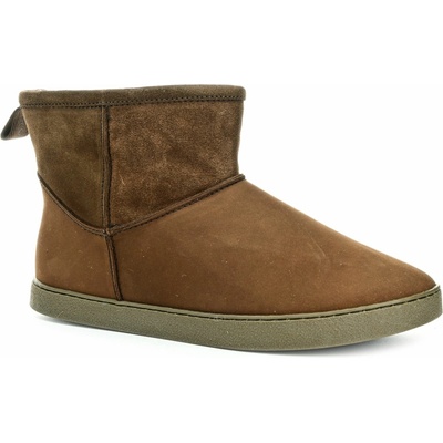 Groundies Cozy Boot Low Chocolate W zimné barefoot topánky