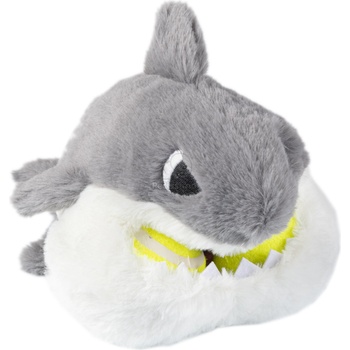 Gimborn GimDog играчка за кучета плюшена акула с 2 топки Сива
